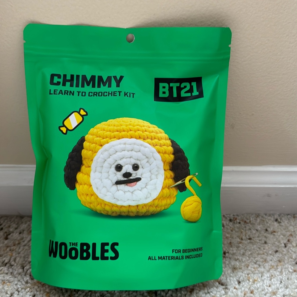 NIB Woobles BT21 Crochet Kit - Chimmy